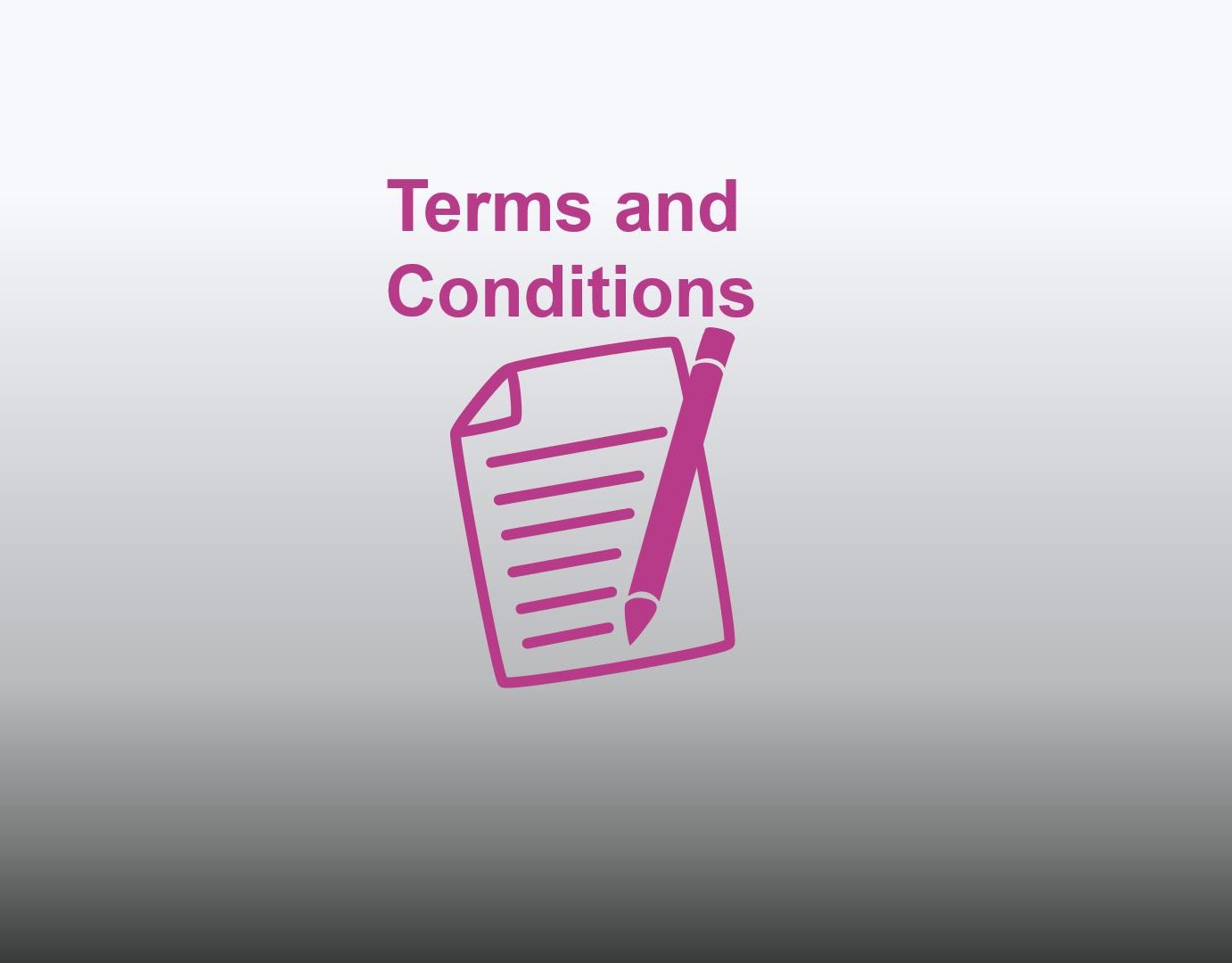 Terms and Conditions